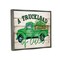 Stupell Industries Truckload Of Luck St Patrick's Day Farmhouse Black Framed Floater Canvas Wall Art
